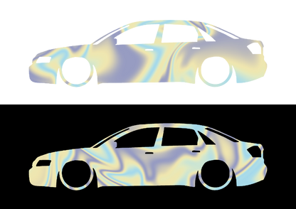 Sticker - SILUETA AUDI A4 B6