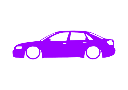 Sticker - SILUETA AUDI A4 B6