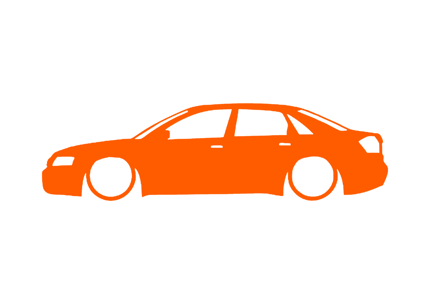 Sticker - SILUETA AUDI A4 B6
