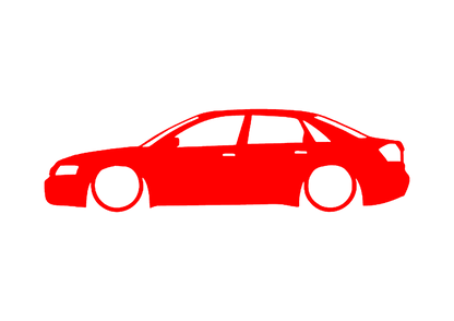 Sticker - SILUETA AUDI A4 B6