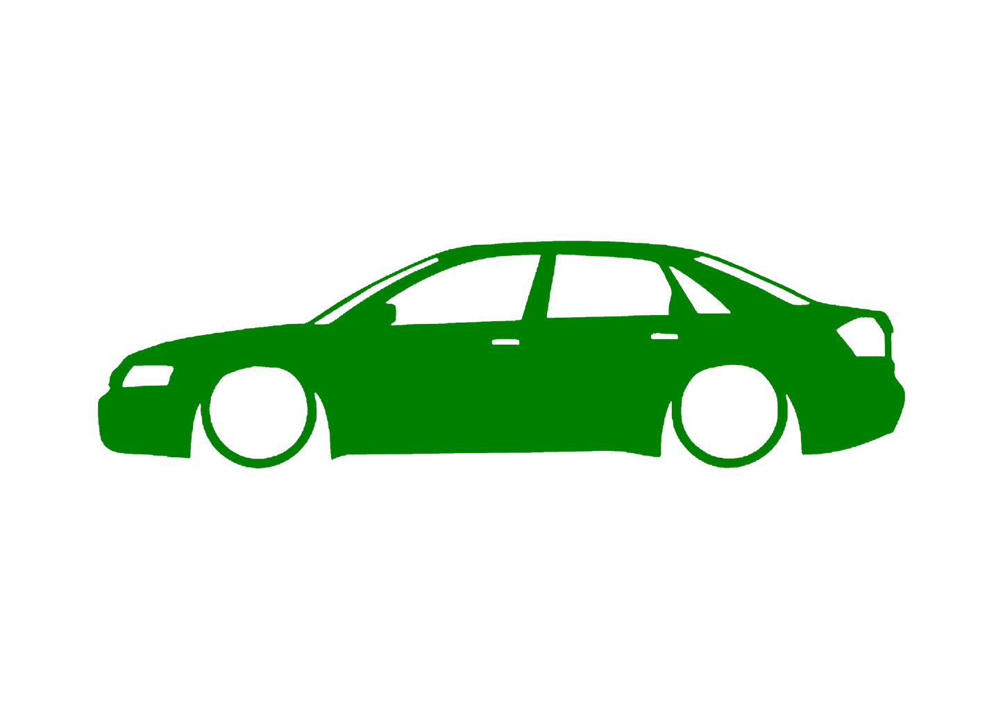 Sticker - SILUETA AUDI A4 B6