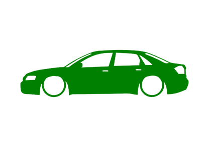 Sticker - SILUETA AUDI A4 B6