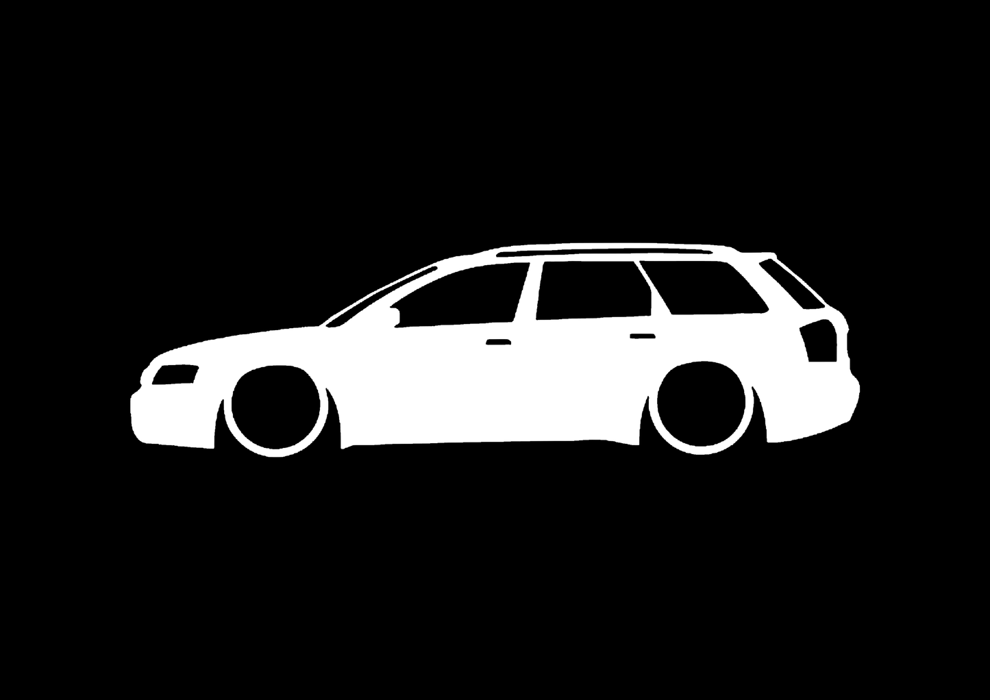 Sticker - SILUETA AUDI A4 B6 AVANT