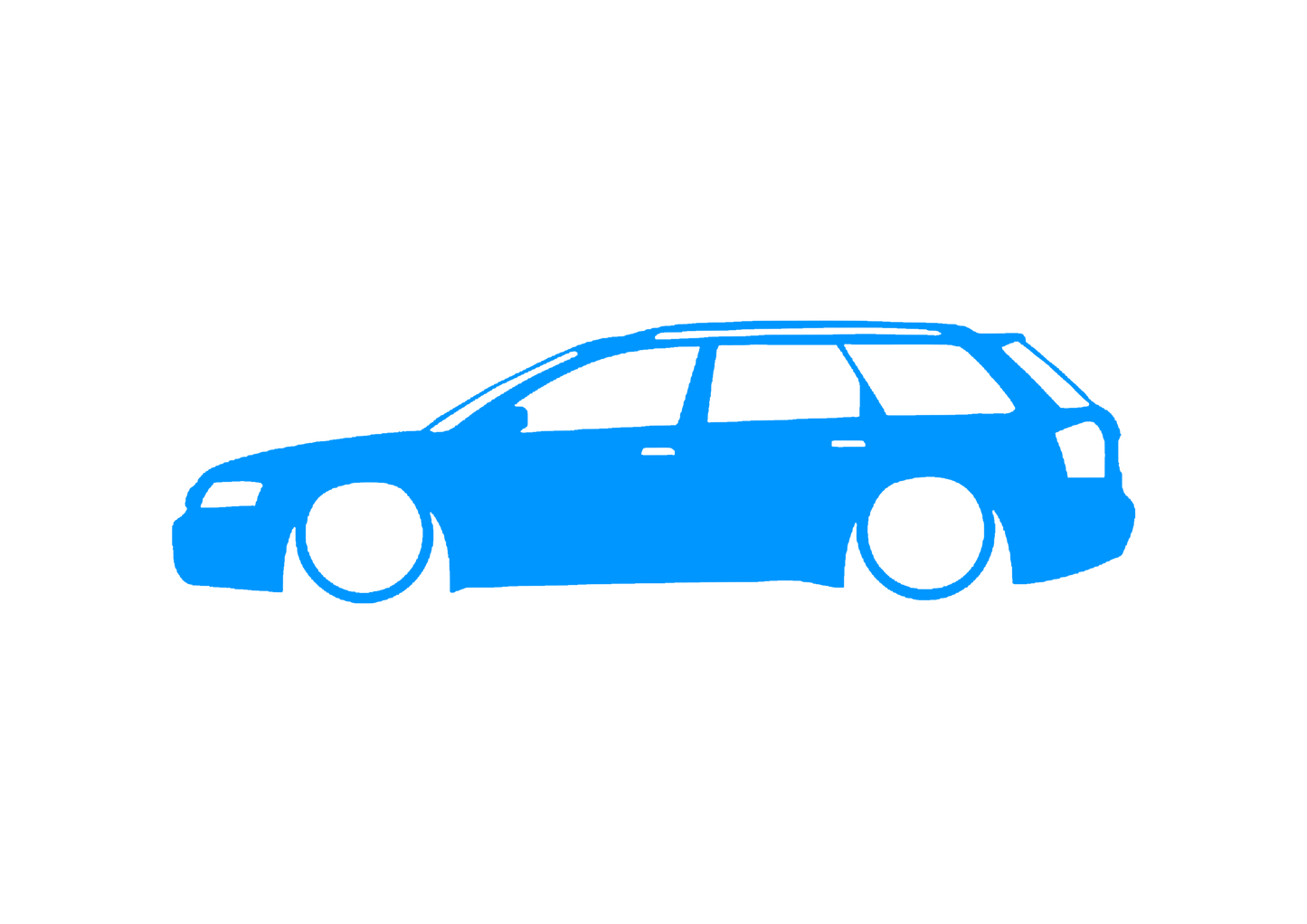 Sticker - SILUETA AUDI A4 B6 AVANT