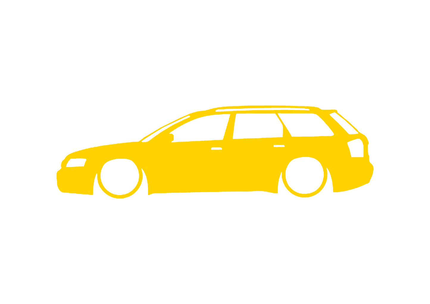 Sticker - SILUETA AUDI A4 B6 AVANT
