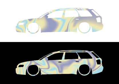 Sticker - SILUETA AUDI A4 B6 AVANT