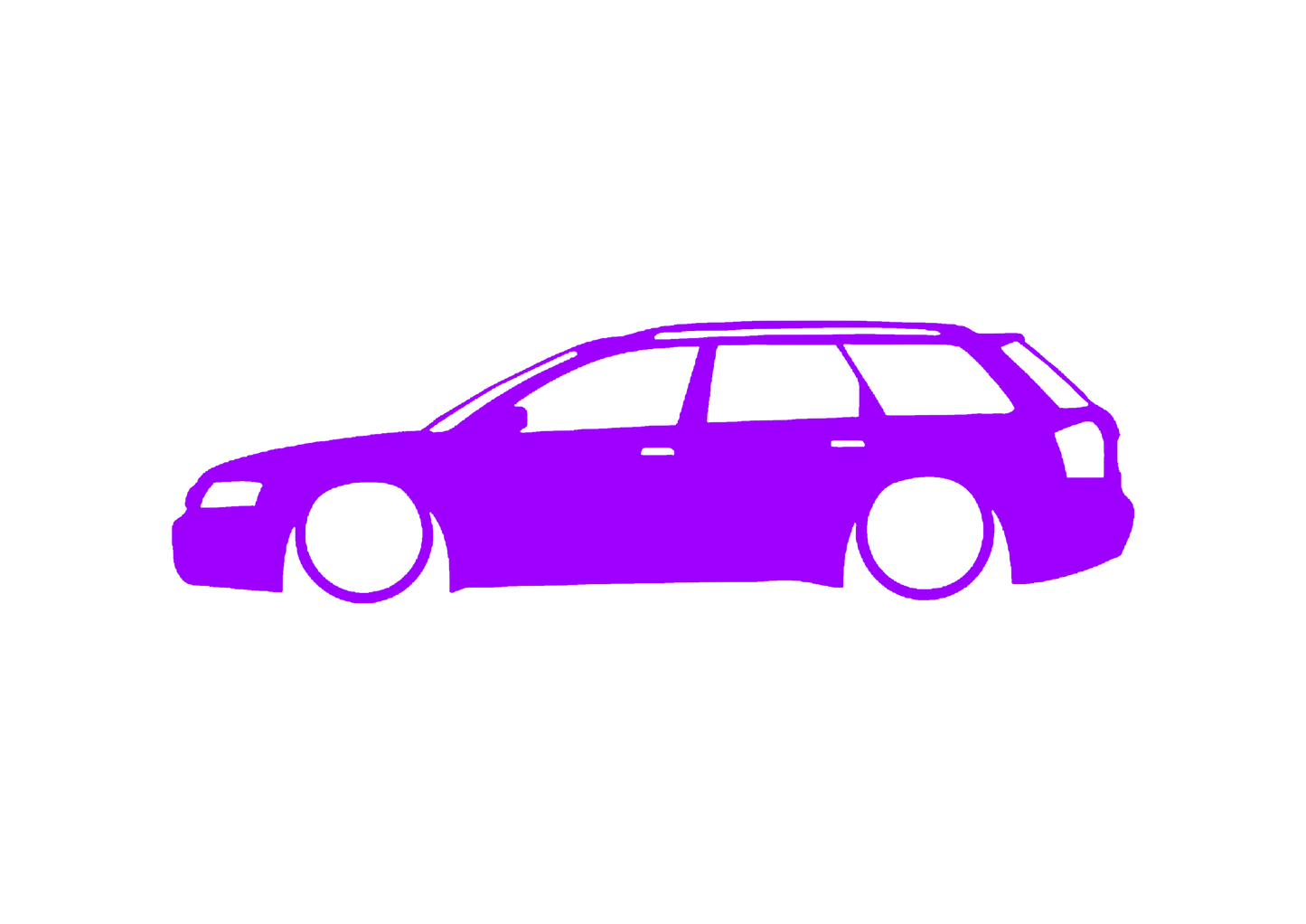 Sticker - SILUETA AUDI A4 B6 AVANT