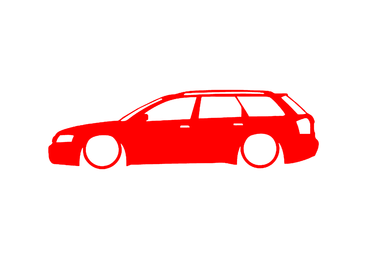 Sticker - SILUETA AUDI A4 B6 AVANT