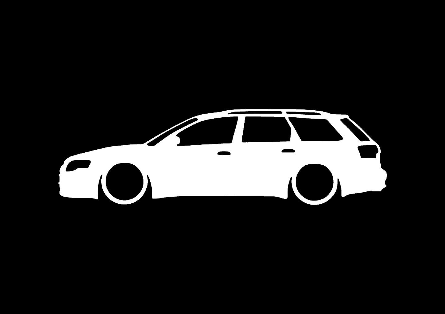 Sticker - SILUETA AUDI A4 B7 AVANT