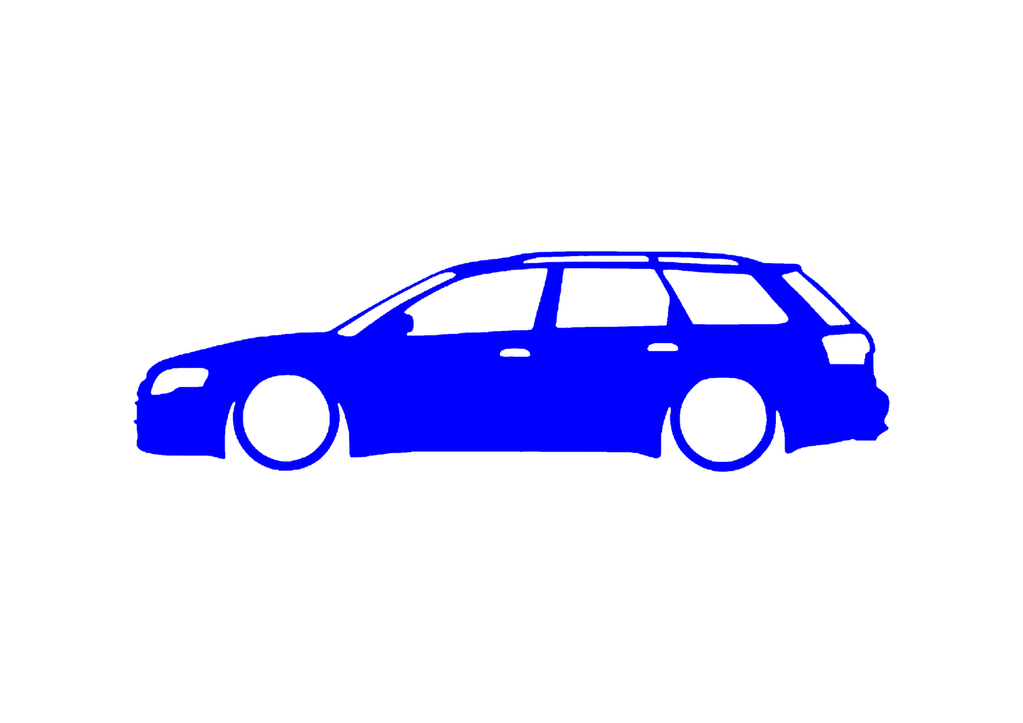Sticker - SILUETA AUDI A4 B7 AVANT