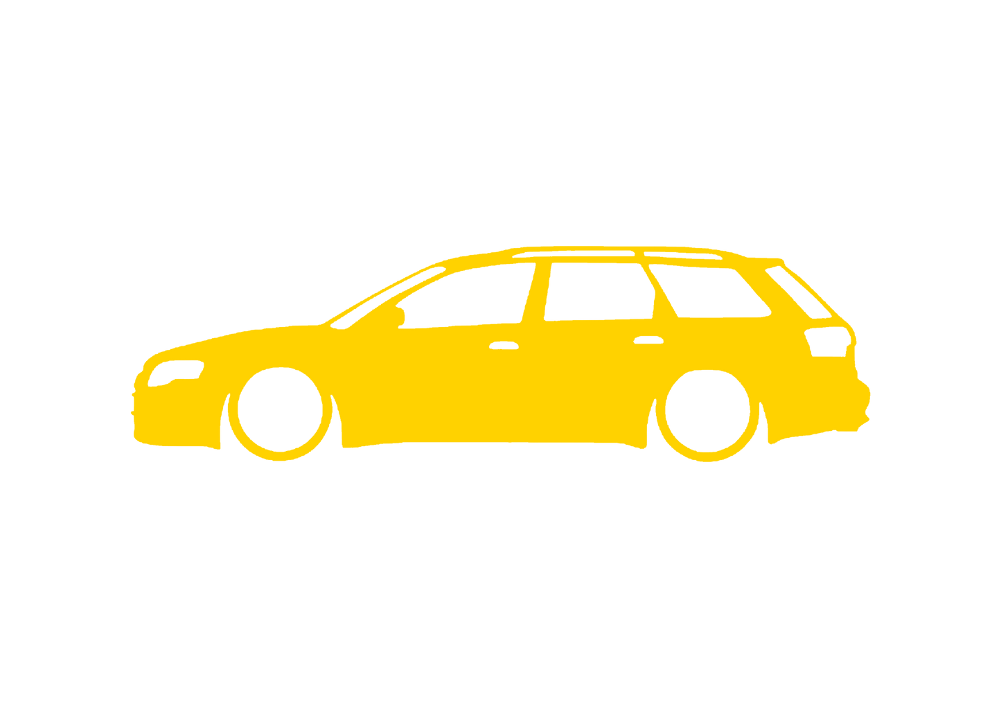 Sticker - SILUETA AUDI A4 B7 AVANT
