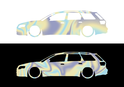 Sticker - SILUETA AUDI A4 B7 AVANT