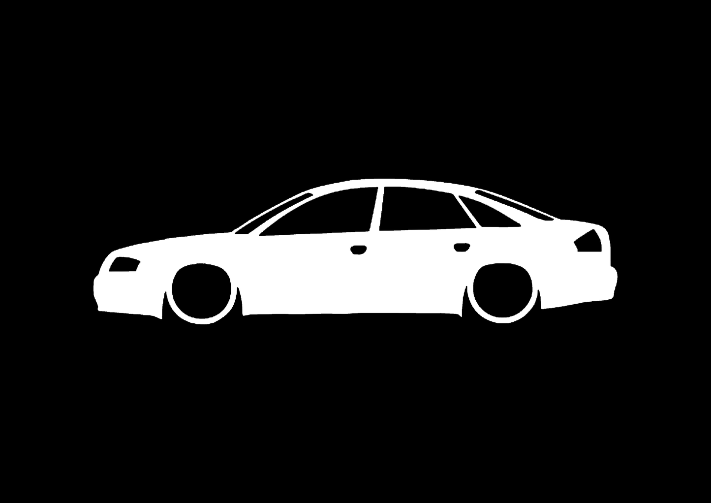Sticker - SILUETA AUDI A6 C5