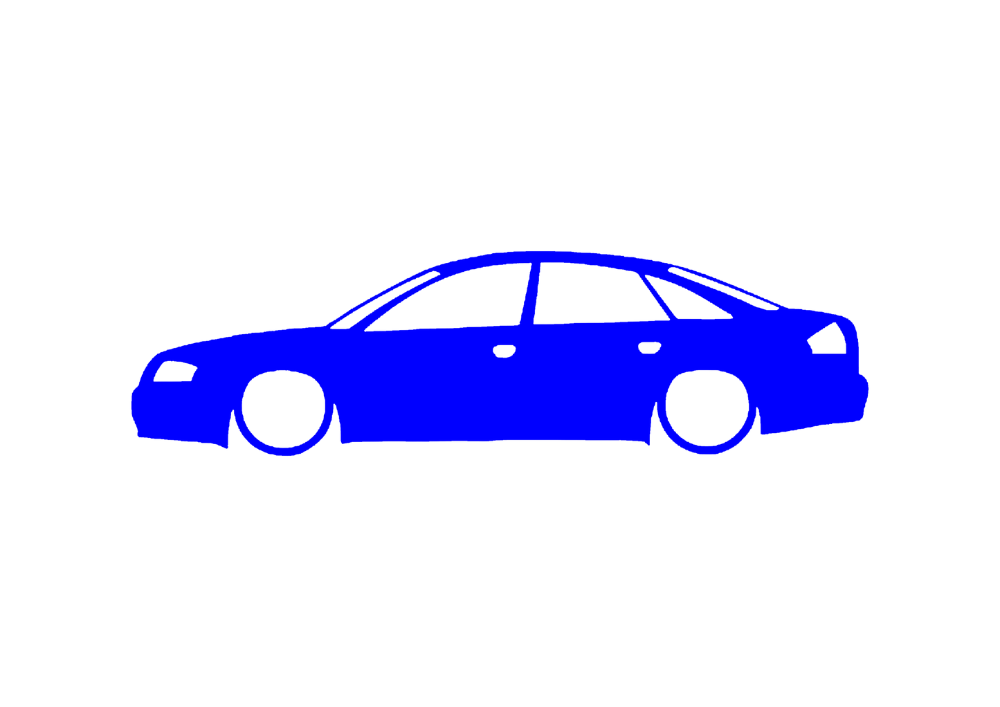 Sticker - SILUETA AUDI A6 C5