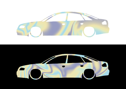Sticker - SILUETA AUDI A6 C5
