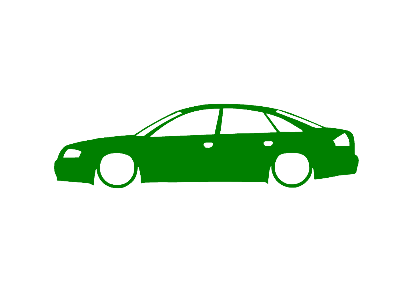 Sticker - SILUETA AUDI A6 C5