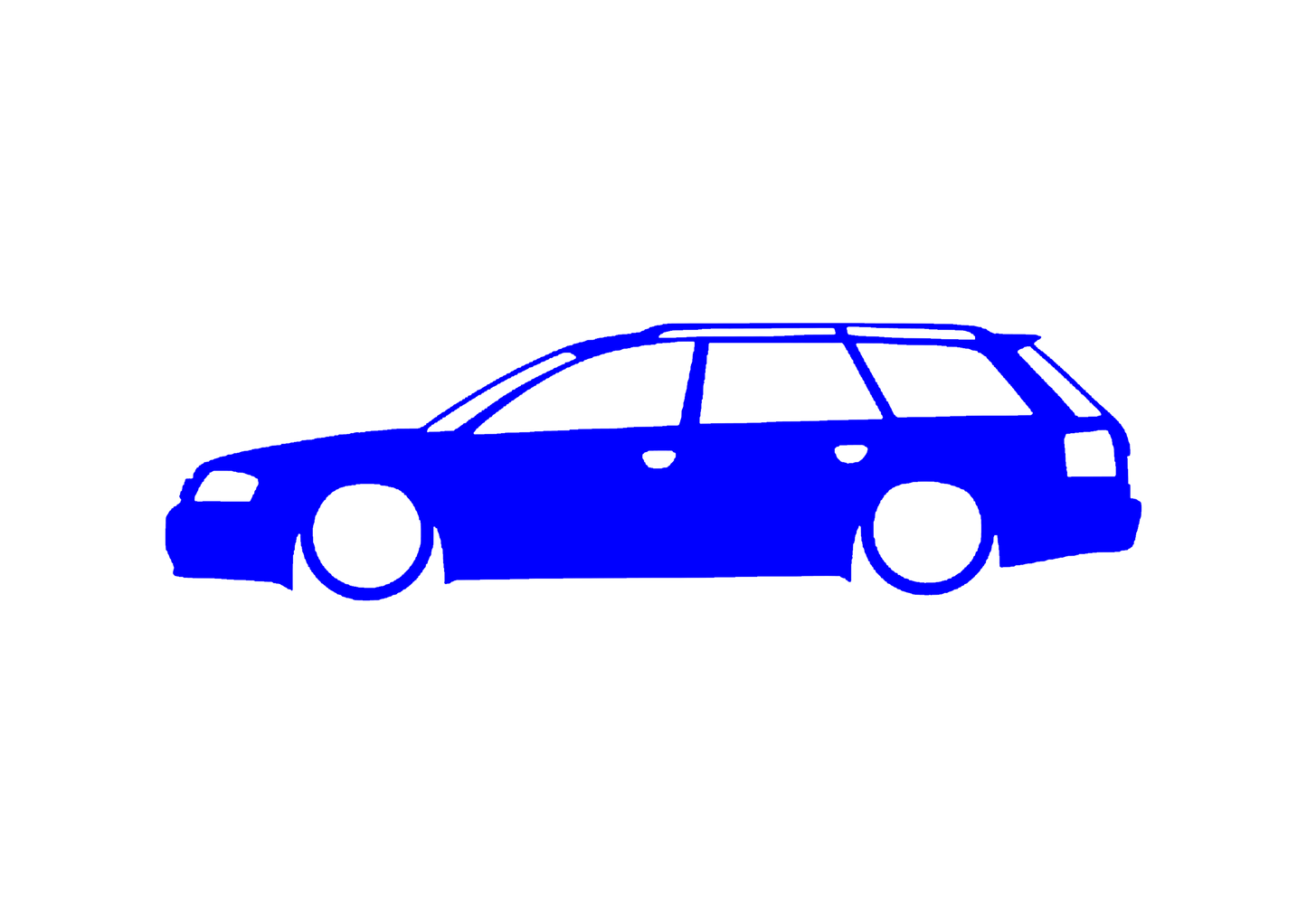 Sticker - SILUETA AUDI A6 C5 AVANT