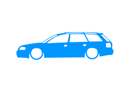 Sticker - SILUETA AUDI A6 C5 AVANT