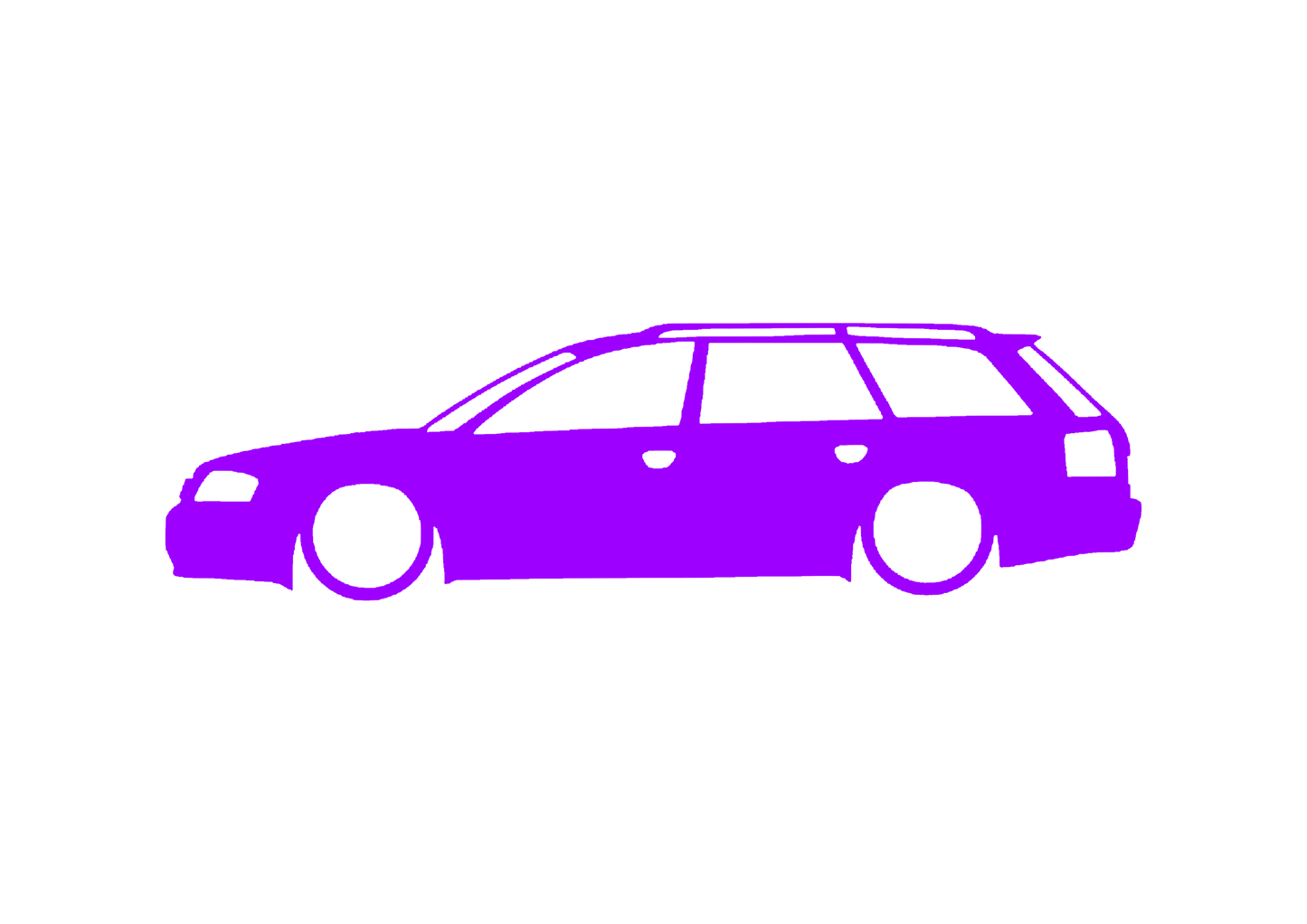Sticker - SILUETA AUDI A6 C5 AVANT