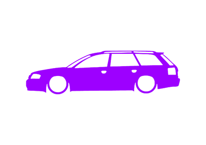 Sticker - SILUETA AUDI A6 C5 AVANT