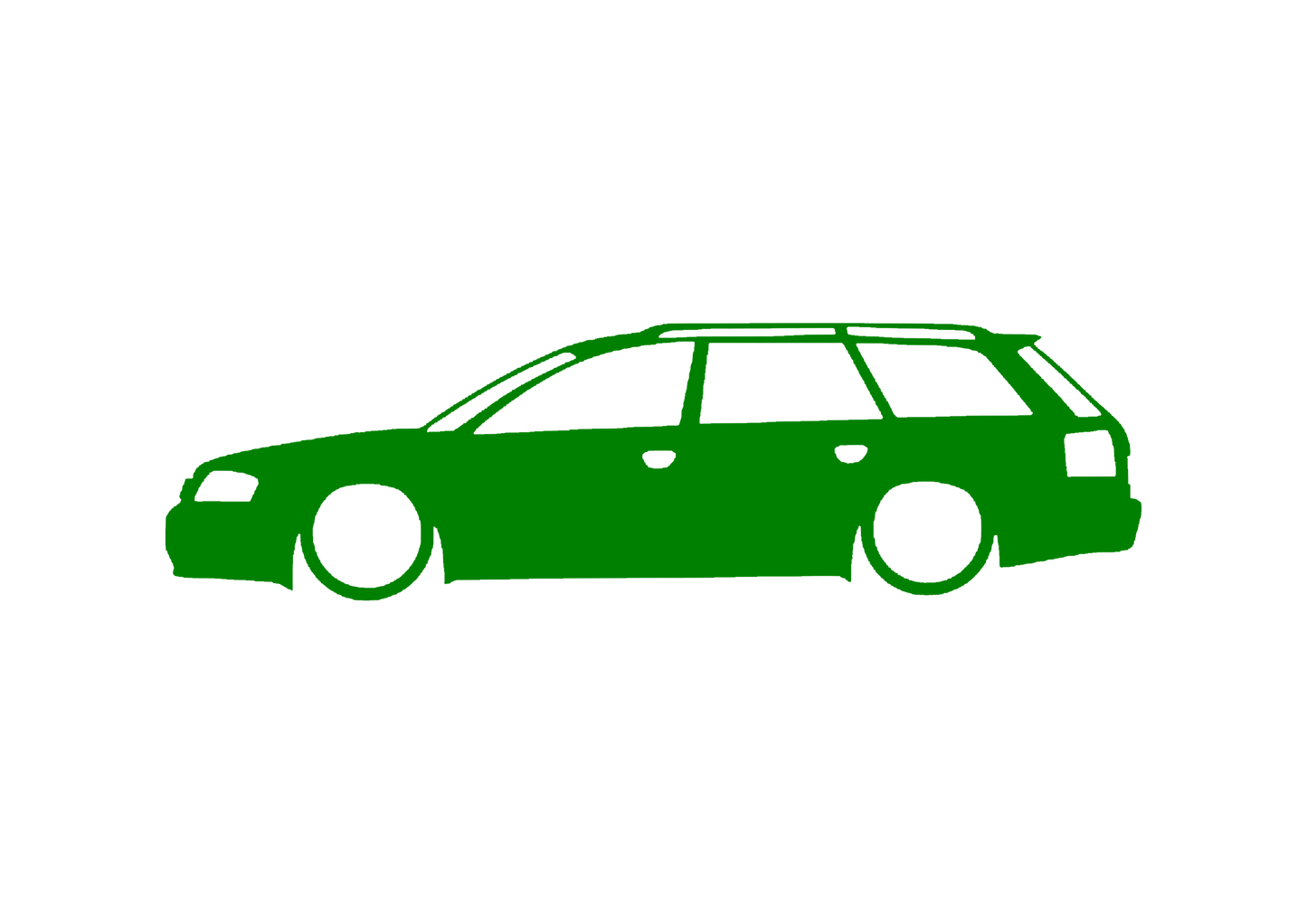 Sticker - SILUETA AUDI A6 C5 AVANT