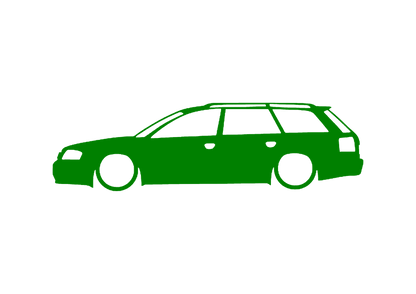 Sticker - SILUETA AUDI A6 C5 AVANT
