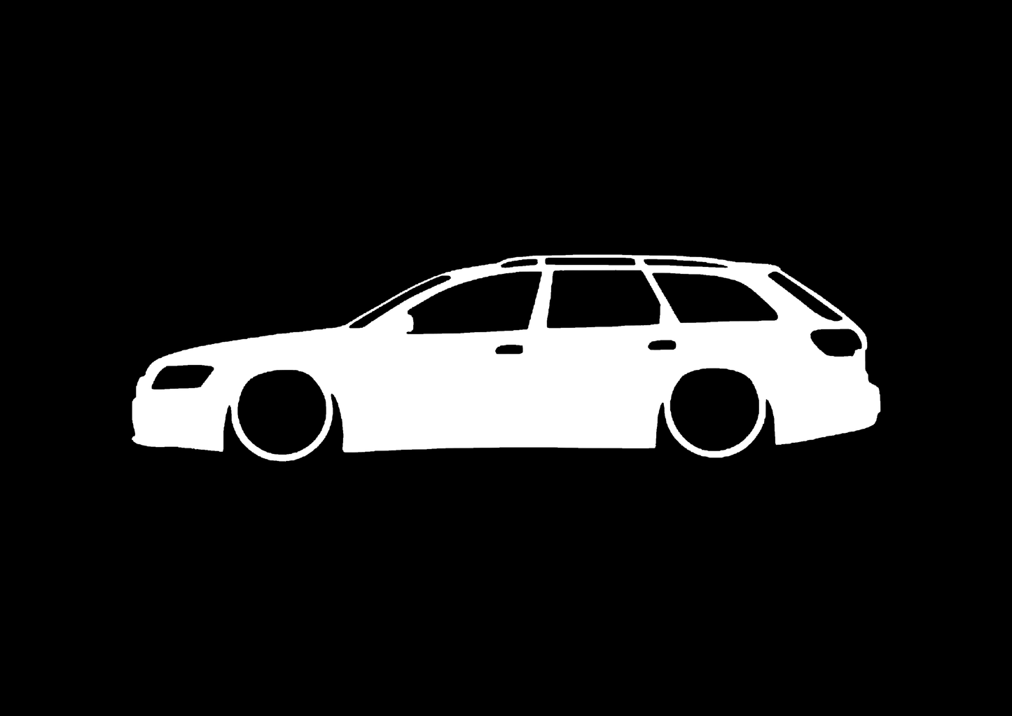 Sticker - SILUETA AUDI A6 C6 AVANT