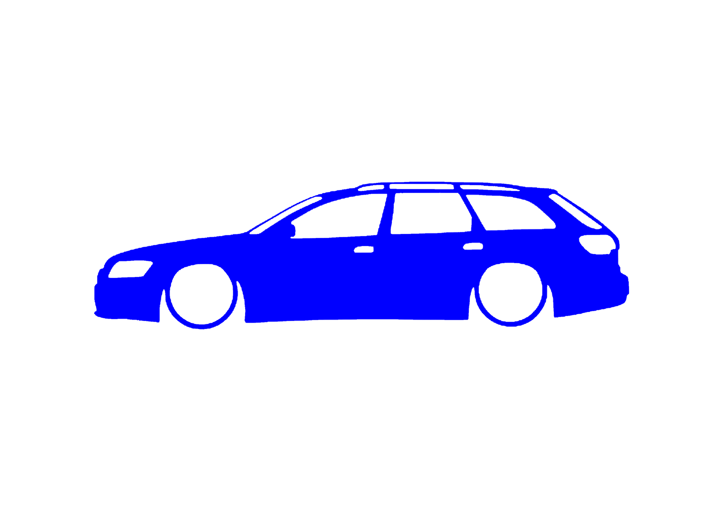 Sticker - SILUETA AUDI A6 C6 AVANT