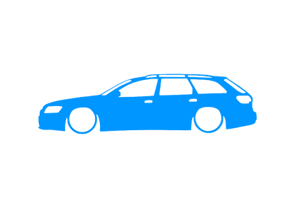 Sticker - SILUETA AUDI A6 C6 AVANT