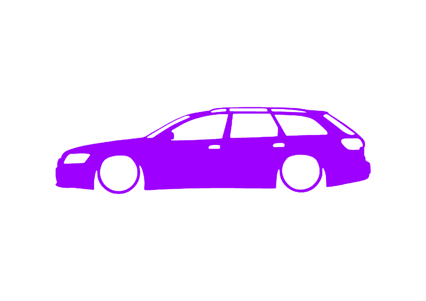 Sticker - SILUETA AUDI A6 C6 AVANT