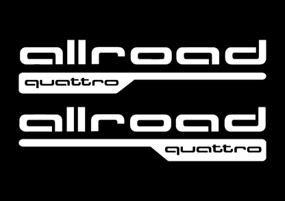 Sticker Set - X2 AUDI ALLROAD QUATTRO