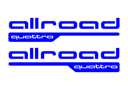 Sticker Set - X2 AUDI ALLROAD QUATTRO