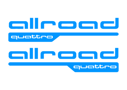 Sticker Set - X2 AUDI ALLROAD QUATTRO