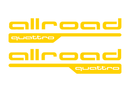 Sticker Set - X2 AUDI ALLROAD QUATTRO
