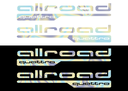 Sticker Set - X2 AUDI ALLROAD QUATTRO