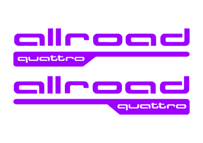 Sticker Set - X2 AUDI ALLROAD QUATTRO