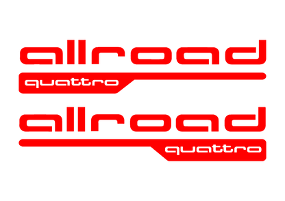 Sticker Set - X2 AUDI ALLROAD QUATTRO