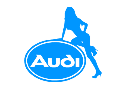Sticker - AUDI GIRL 2