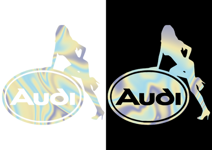 Sticker - AUDI GIRL 2