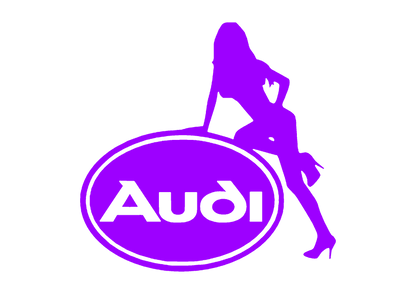 Sticker - AUDI GIRL 2