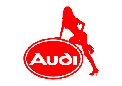Sticker - AUDI GIRL 2