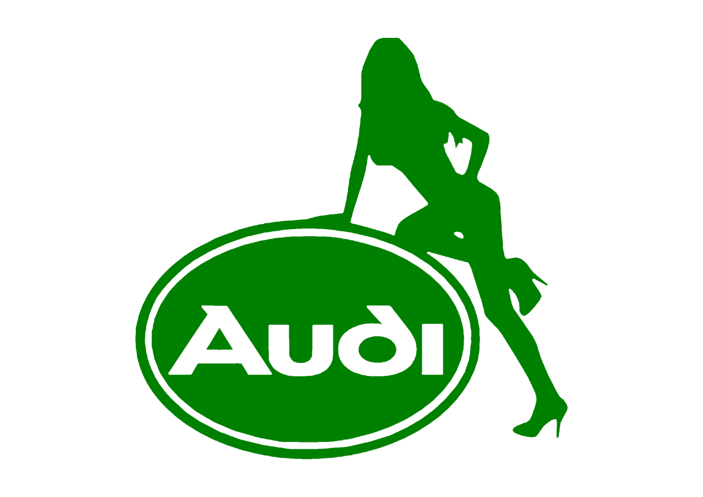 Sticker - AUDI GIRL 2