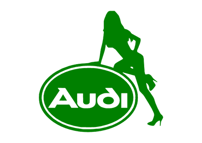 Sticker - AUDI GIRL 2