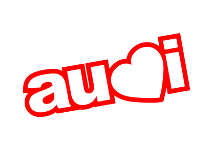 Sticker - AUDI HEART 2