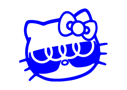 Sticker - AUDI HELLO KITTY