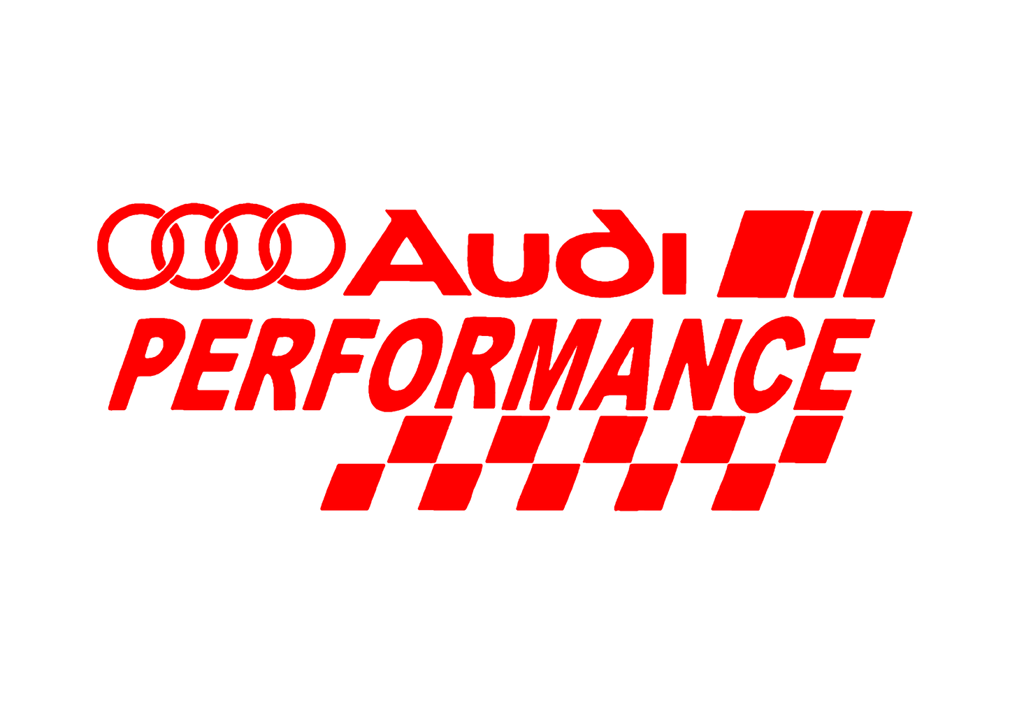 Sticker - AUDI PERFORMANCE