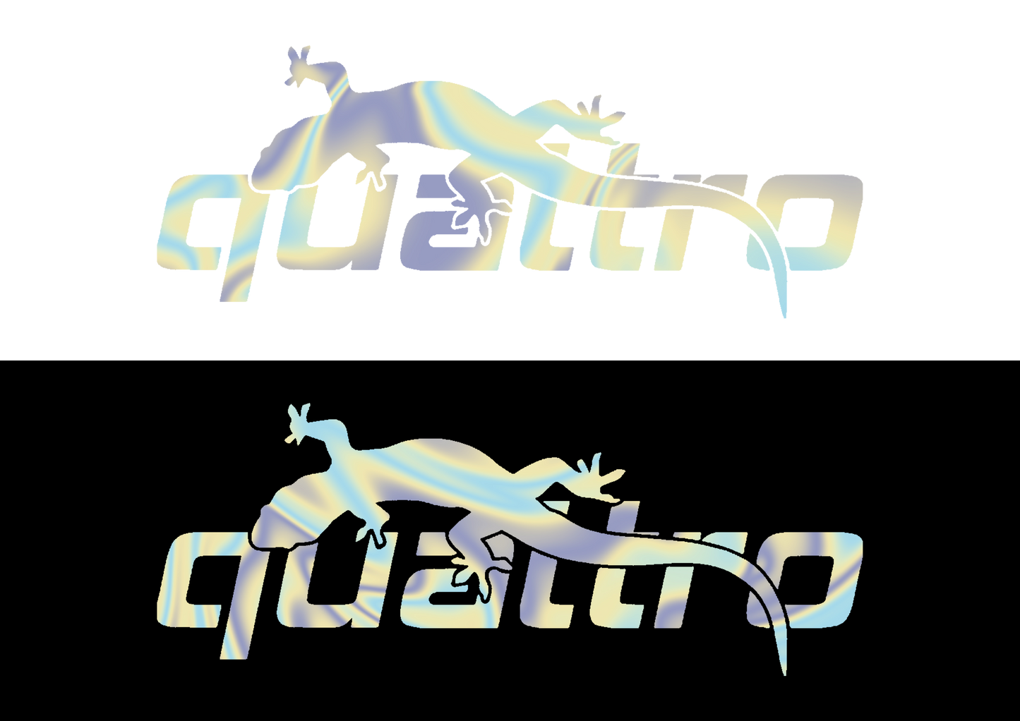 Sticker - AUDI QUATTRO 4