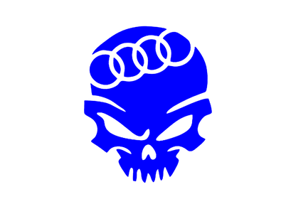 Sticker - AUDI SKULL
