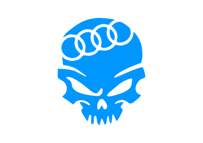 Sticker - AUDI SKULL