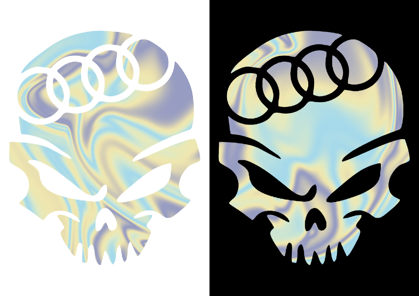 Sticker - AUDI SKULL